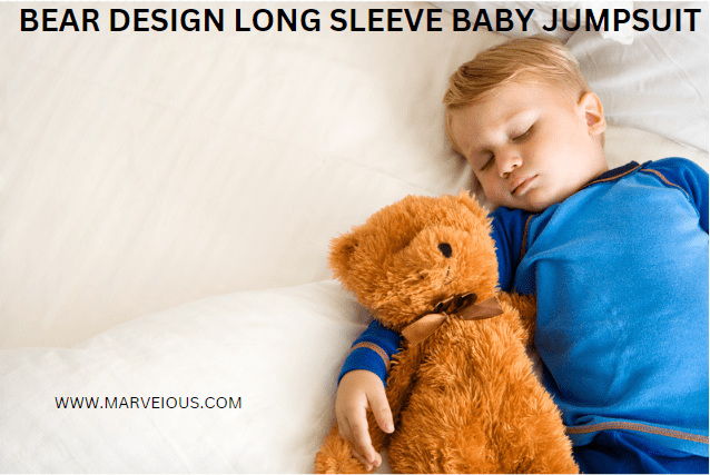 THESPARKSHOP.IN: BEAR DESIGN LONG SLEEVE BABY JUMPSUIT